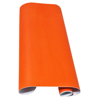 磨砂素色壁紙, PVC材質 防水易打理, 60*100cm/一份, 愛馬仕橘, 60 x 300cm