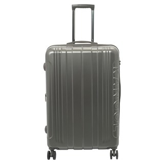 KANGOL 袋鼠 立體LOGO防盜拉鍊登機箱 鐵灰色 20吋