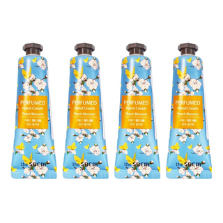 The Saem 得鮮 香氛精華滋養護手霜 桃花 Set 清爽不黏膩 快速吸收, 30ml, 4個