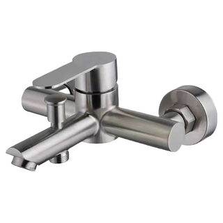 動手族 精緻單體沐浴龍頭 304不鏽鋼 美觀耐用, 21 x 9 x 19cm, 1個