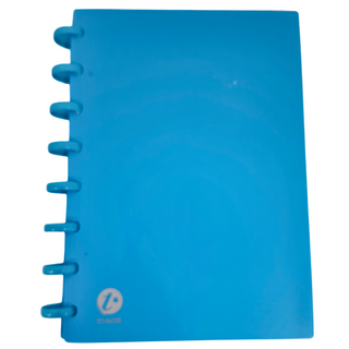 TO NOTE 筆記本, A5 規格，80頁，筆記用，自由增減內頁, 藍色, 方格, 1本