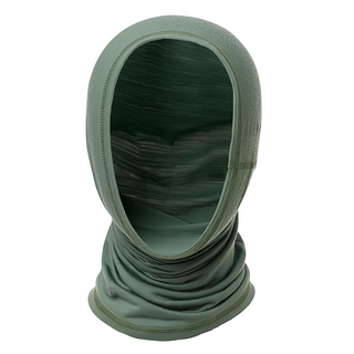 ACLIMA LW Headover 輕量頭巾 100% 美麗諾羊毛, 綠褐色