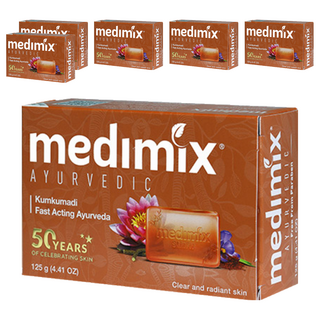 Medimix 綠寶石皇室藥草浴美肌皂 (藏紅花), 125g, 6組