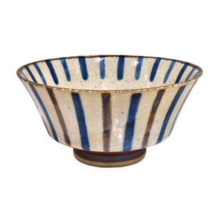 JUST HOME 日本製米藍十草7吋麵碗2件組, 950ml, H5817-10, 1組