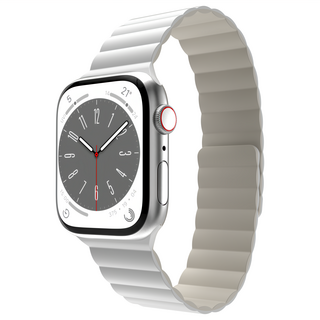 MAGEASY Skin矽膠磁吸錶帶, 雲朵白, 1個