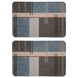 BonBon naturel 軟式珪藻土踏墊 2入組, 線條之美