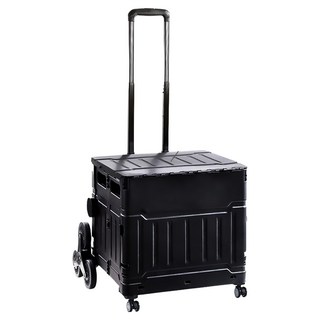 摺疊手推車 75L(爬坡) YN8803 尺寸44*39*93, 黑色, 1個