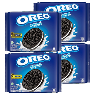 OREO 奧利奧 原味夾心餅乾 248.4g (9x27.6g) 方便保存 控制份量, 4袋