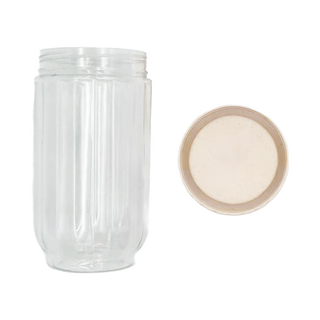 FAmILyLIFE 生活 疊疊樂多功能防潮保鮮密封罐3件組 FL-221-W-3 奶昔白 105g 1L, 1組