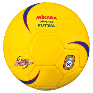 Mikasa Sports 合成皮手縫 5人制足球 黃色, MKFSC62-YLW, 5號, 1個