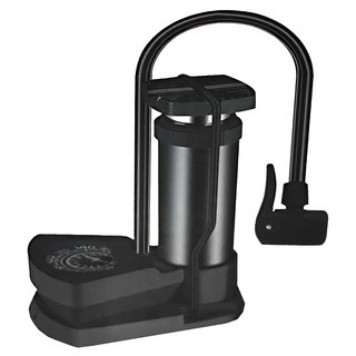 自行車腳踩高壓打氣筒 美式&英式氣嘴適用 輕巧便攜 附氣壓表, 1個