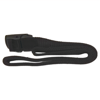 ROYALLIN 蘿林嚴選 無金屬腰帶 尼龍/塑料材質, 黑色, 120 x 3.8cm