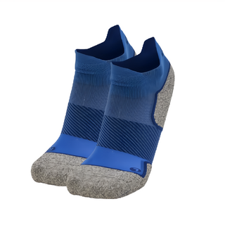 OS1st AC4 Active Comfort 空氣健康舒適 雙 短版 360度防摩擦保護 UPF 50+ 竹炭纖維材料, S, 寶藍色