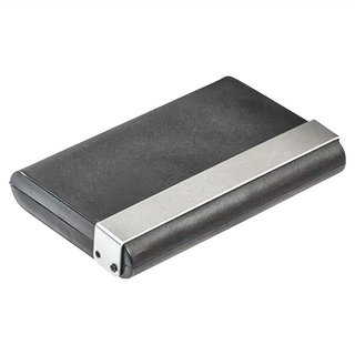 德國 REFLECTS 滑扣雙層名片盒, ABS塑料 鉛, 9.7 x 6.5 x 1.7 厘米, 1個, REAB3