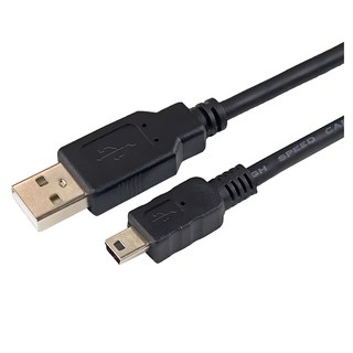 POLYWELL 寶利威爾 USB-A To Mini USB充電傳輸線 公對公 適用行車記錄器, 2m, PW15-W45-M773, 1條