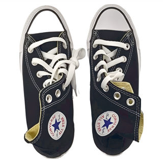 CONVERSE 匡威 Chuck Taylor All Star 膠底運動鞋 黑色 紡織織物鞋面