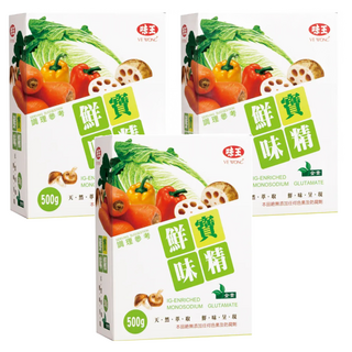 味王 鮮寶味精, 500g, 3盒