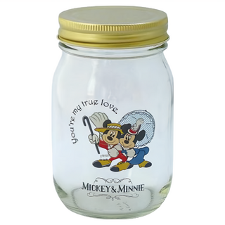 Disney 迪士尼 米奇+米妮 玻璃罐, 1個, 475ml