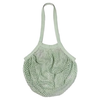 Now Designs 編織肩背包 100%純棉, 45 x 1 x 32cm, 草綠色