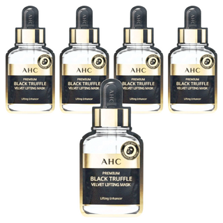 AHC 黑松露 玻尿酸緊緻補水面膜, 5片, 1盒