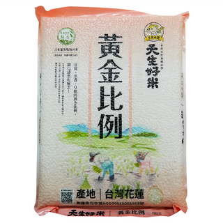 天生好米 黃金比例米, CNS二等米, 1.8kg, 1包