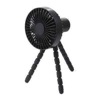 USB八爪魚隨身三腳架風扇, 黑色, 單一商品