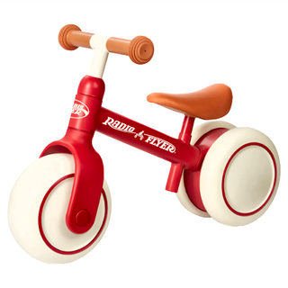 RADIO FLYER 小飛鵝平衡車 Pedal-Free Beginner Bike 適用年齡：1-3 歲, 白色 + 紅色, 1個