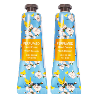 The Saem 得鮮 香氛精華滋養護手霜 桃花 Set 清爽不黏膩 快速吸收, 30ml, 2個
