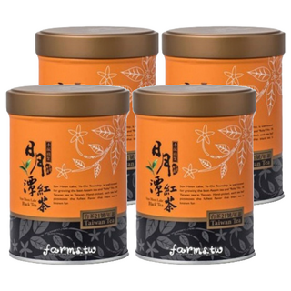 魚池鄉農會 台茶21號紅韻, 茶湯金紅明亮 柚花蜜香 熟果香, 50g, 1罐, 4罐