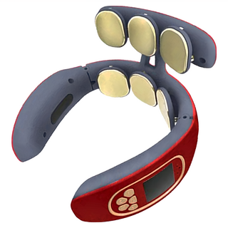 CHENYUN 呈云 四代肩頸部按摩儀, 6頭, 紅色, U3