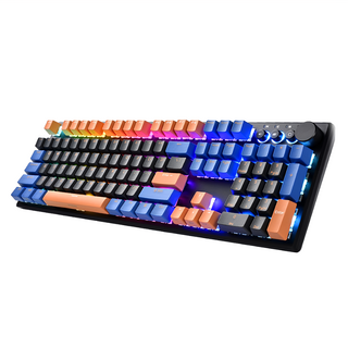 iRocks K74R 機械式鍵盤 熱插拔 Gateron軸 青軸 仲夏黑, 1個