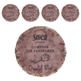 Smell Lemongrass 樟腦香氛磚 玫瑰, 15g, 5個