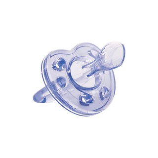 KU.KU Duckbill 酷咕鴨 馬卡龍全矽膠安撫奶嘴, 藍莓紫, 初生, 1個