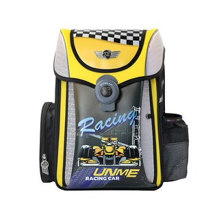 UnMe 夢想家透氣輕量人體工學後背書包, 賽車黃色, 27 x 38 x 18cm