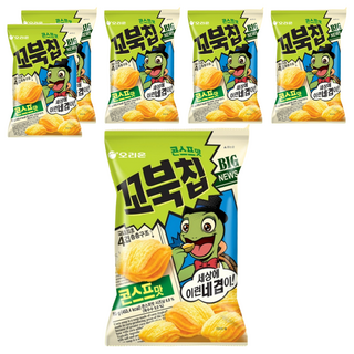ORION 好麗友 烏龜玉米脆片 玉米濃湯口味, 80g, 6包