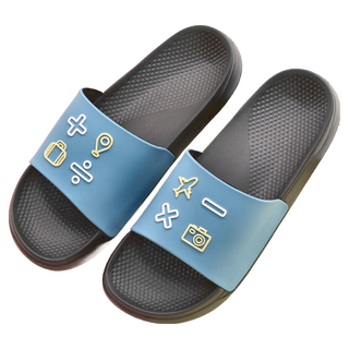 FUN PLUS 風格樂活休閒拖鞋 無毒 友善環境, 280mm, 藍色