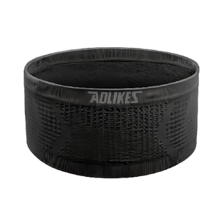 AOLIKES 奧力克斯 針織運動腰包帶 #3301, 黑色, 1個
