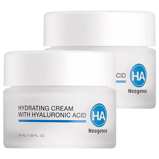 Neogence 霓淨思 玻尿酸保濕潤澤霜, 豐厚保濕質地, 立即提升潤澤感, 24小時強力鎖水, 50ml, 2罐