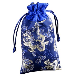 生肖鼠 十二生肖開運祈福福袋 16cmX8cm, 深藍色, 1組