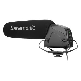 Saramonic 楓笛 指向型電容式麥克風 SR-VM4，專業收音設備，適用於相機與攝錄機, 1個
