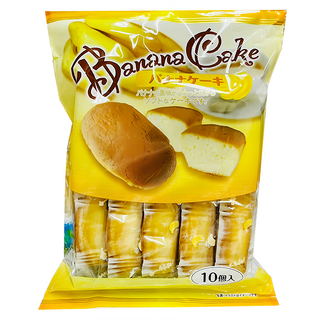 Shiawasedou 幸堂 香蕉蛋糕 10個裝, 1個, 185g