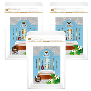 漢茶道 漢方草本茶包 漢茶叁號 潤氣魚腥草茶, 4g, 14包, 3袋