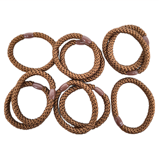 耀眼美人 時尚編織彈力髮圈 Set 10