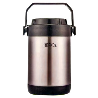 THERMOS 膳魔師 真空燜燒提鍋 RPF-20-BKC 內鍋容量 2.0L外鍋容量 真空斷熱烹調 節能省電, 黑咖啡色, 1.5L, 1個