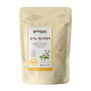 gomgom 洋甘菊茶 30g, 1.5g, 20包, 1袋