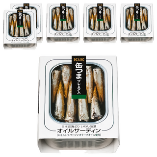K&K 油浸沙丁魚 - 日本海產 罐製食品, 105g, 6罐