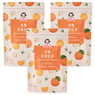 Medolly 蜜思朵 冰糖香橙紅茶 嚴選斯里蘭卡紅茶與香橙 冷熱皆宜, 15顆, 17g, 3袋
