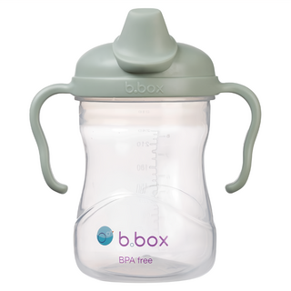 Bbox PP鴨嘴杯 莫蘭迪綠 寶寶學飲杯 訓練杯 BPA FREE, 240ml, 1個