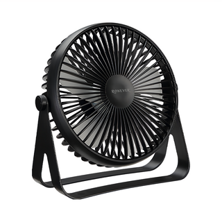 RONEVER 6吋桌立USB風扇, PG034, 黑色