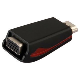 UniSync HDMI公轉VGA母/3.5mm高畫質影音鍍金轉接頭 Set, 附電源孔, 單一產品, 1組